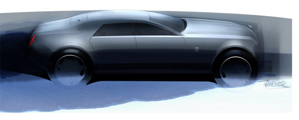 Rolls Royce RR4 sketch