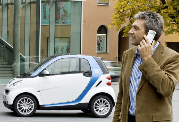 Smart car2go car rental