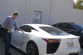 Video: Speeding Ticket In Lexus LFA