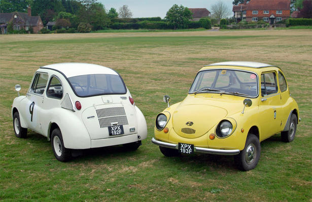 Subaru 360cc rally car