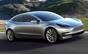 Tesla Model 3 Revealed Photos