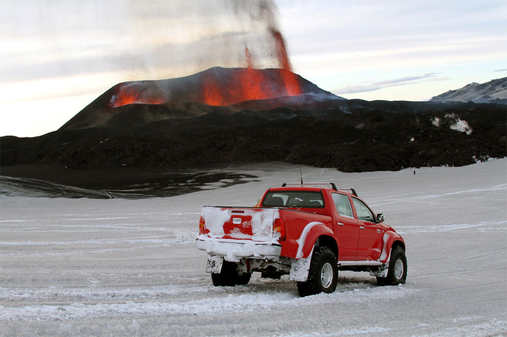 iceland volcano 2010 facts. Toyota Hilux Iceland volcano