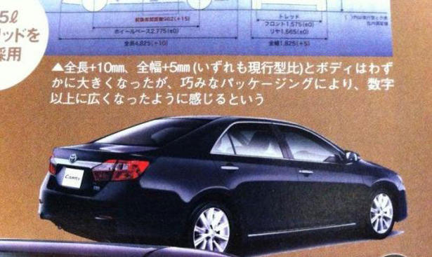 2012 Toyota Camry Leaked