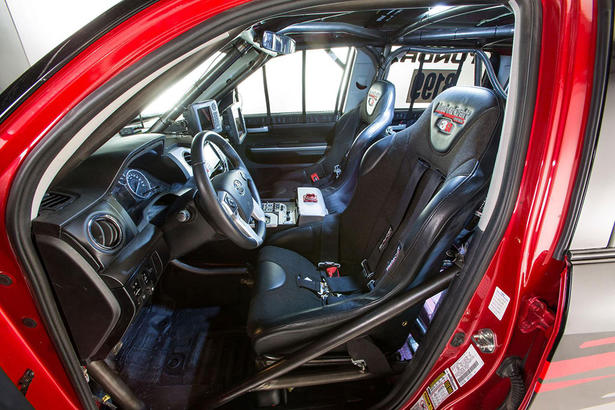 2015 Toyota Tundra TRD Baja Race Truck and Support Vehicles