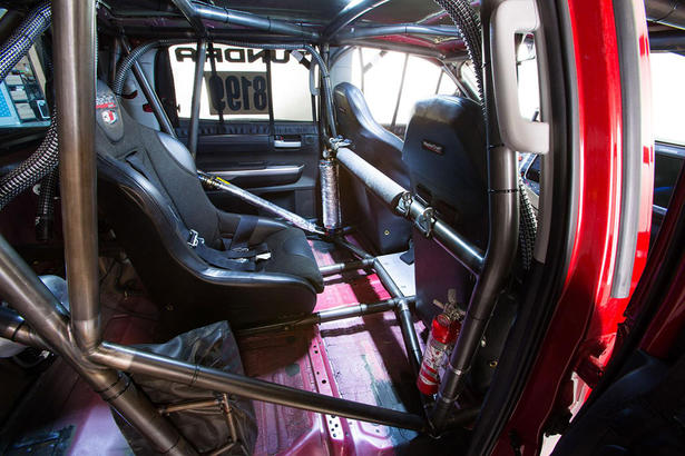 2015 Toyota Tundra TRD Baja Race Truck and Support Vehicles