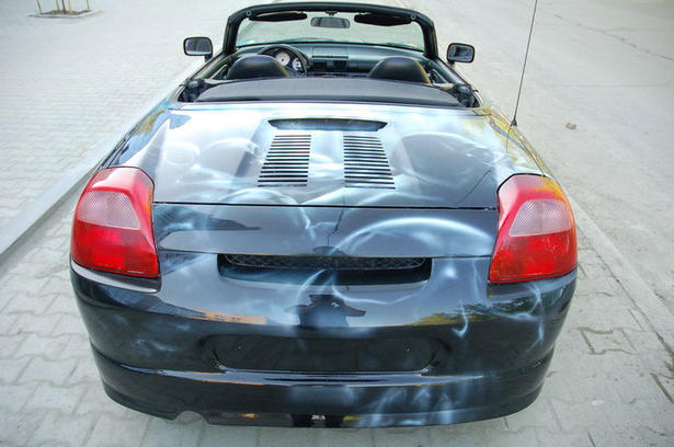 Glowing Toyota MR2