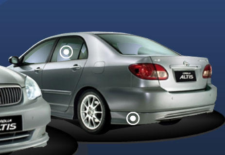 Toyota Corolla Altis Aerokit