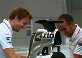 Video: Hamilton And Button Build Formula 1 Car