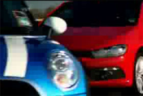Volkswagen Scirocco vs Mini Cooper S video
