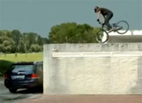 Volkswagen bike tricks commercial