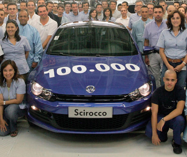 100,000th Volkswagen Scirocco