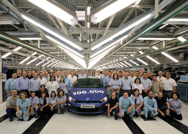 100,000th Volkswagen Scirocco