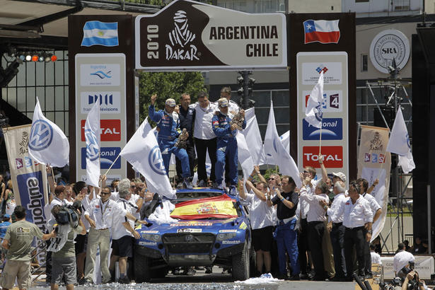 Volkswagen wins 2010 Dakar Rally