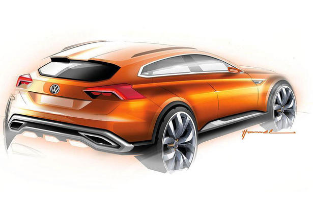 Volkswagen CrossBlue Concept Previews Tiguan Coupe