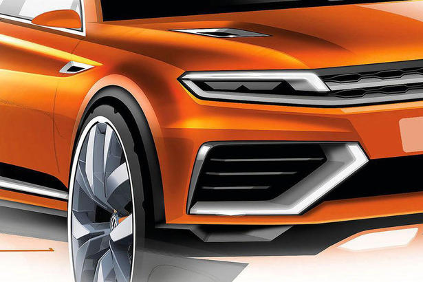 Volkswagen CrossBlue Concept Previews Tiguan Coupe