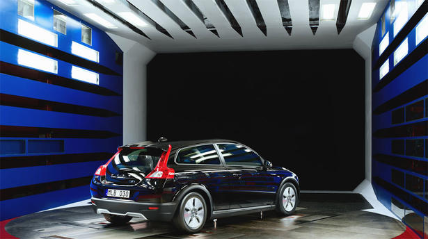 Volvo develops new wind tunnel