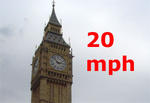 20 mph City Speed Limit in UK