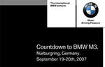 Countdown to BMW M3