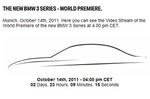 2012 BMW 3 Series Debut