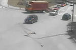 Video: Audi A4 vs Bicycle Crash