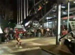 Audi Q7 Iron Man Stunt