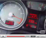 Audi R8 at 322 kmh Video
