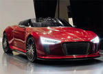 Audi e tron Spyder In Red
