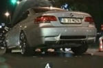 Video: BMW M3 hits pedestrian
