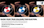 BMW Political Roundel Attachment Tag