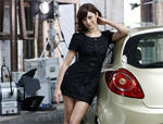 Bond girl likes the new Ford Ka
