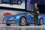 Bugatti Veyron Bleu Centenaire sold in Geneva