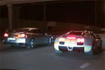 Bugatti Veyron vs Nissan GT R video