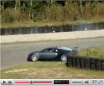Bugatti Veyron crash video
