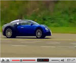 Bugatti Veyron race track test drive video
