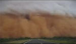 Driving Through Sand Storm Video