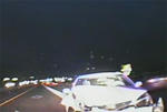 Video: Drunk Woman Crashes Police Car