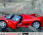 Ferrari F50 Crash Video