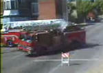 Fire Department Engine crash video