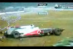 Hamilton Hockenheim Practice Crash Video