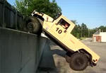 Hummer Climbs Wall Video