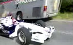 Kubica Drives F1 Car on Public Road Video