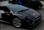 Lamborghini Diablo crash video
