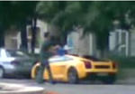 Lamborghini bucket car wash video