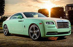 Rolls Royce Wraith in Lime Green