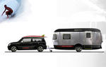 MINI Cooper S Clubman and Airstream trailer by Republic of Fritz Hansen