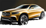 Mercedes GLC Coupe Sketch Released