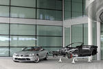 Mercedes SLR McLaren Roadster F1 style carbon fibre monocoque