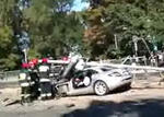 Mercedes SLR McLaren crash video