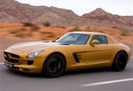 Mercedes SLS AMG Desert Gold