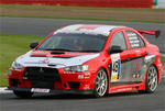 Mitsubishi Lancer Evolution X race car debut